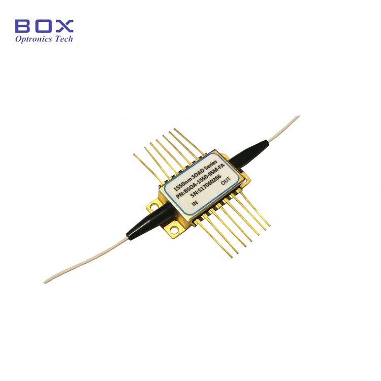 1550 nm 8 db SOA anahtarı Yarıiletken Optik Anahtar SM Volokonyum Lazer Diyot